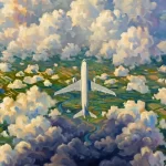 Літак над хмарами — ілюстрація до книги «Дисципліна благодаті»
